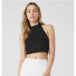 ALO Yoga Airbrush Millennial Bra Tank Black size M